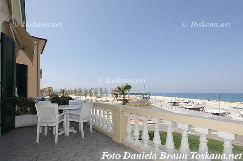 residence terrace with sea view